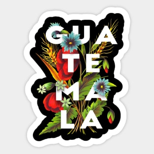 Guatemala Proud Flag, Republica Guatemalan gift heritage, Guatemalan girl Boy Friend Guatemalteco Chapina Sticker